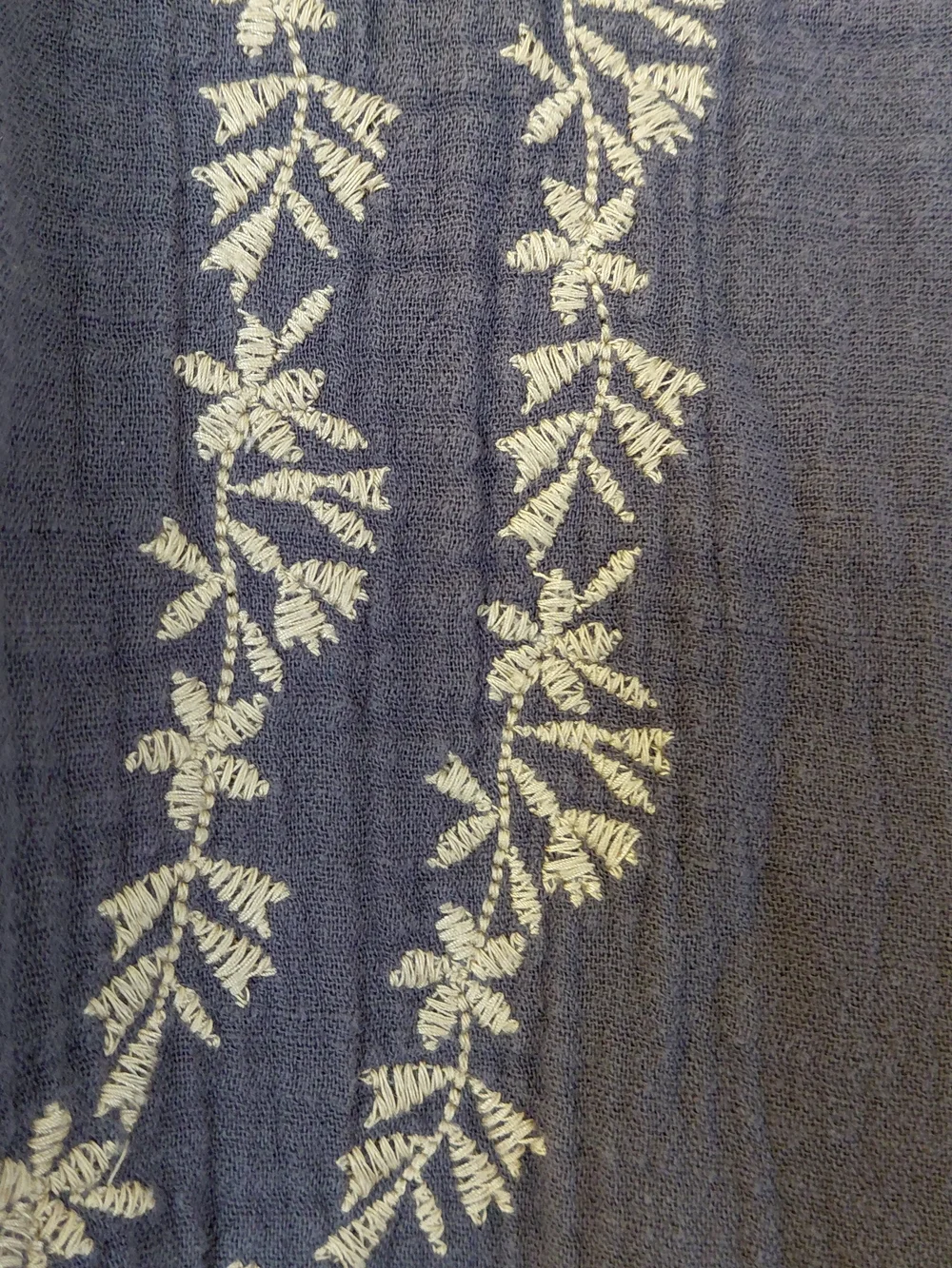 Embroidered Long-Sleeve Peasant Top